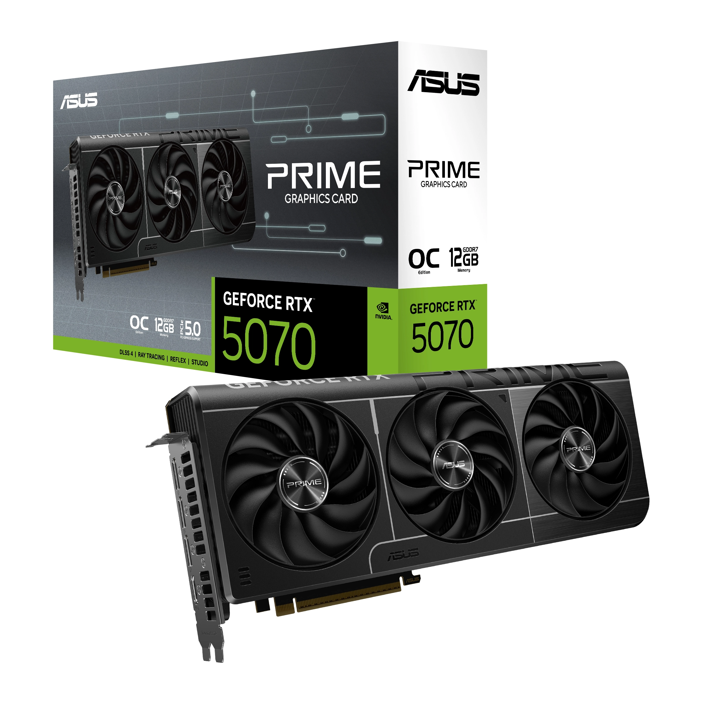 ASUS GeForce RTX 5070 PRIME OC 12 GB – karta graficzna DLSS 4 i Ray Tracing