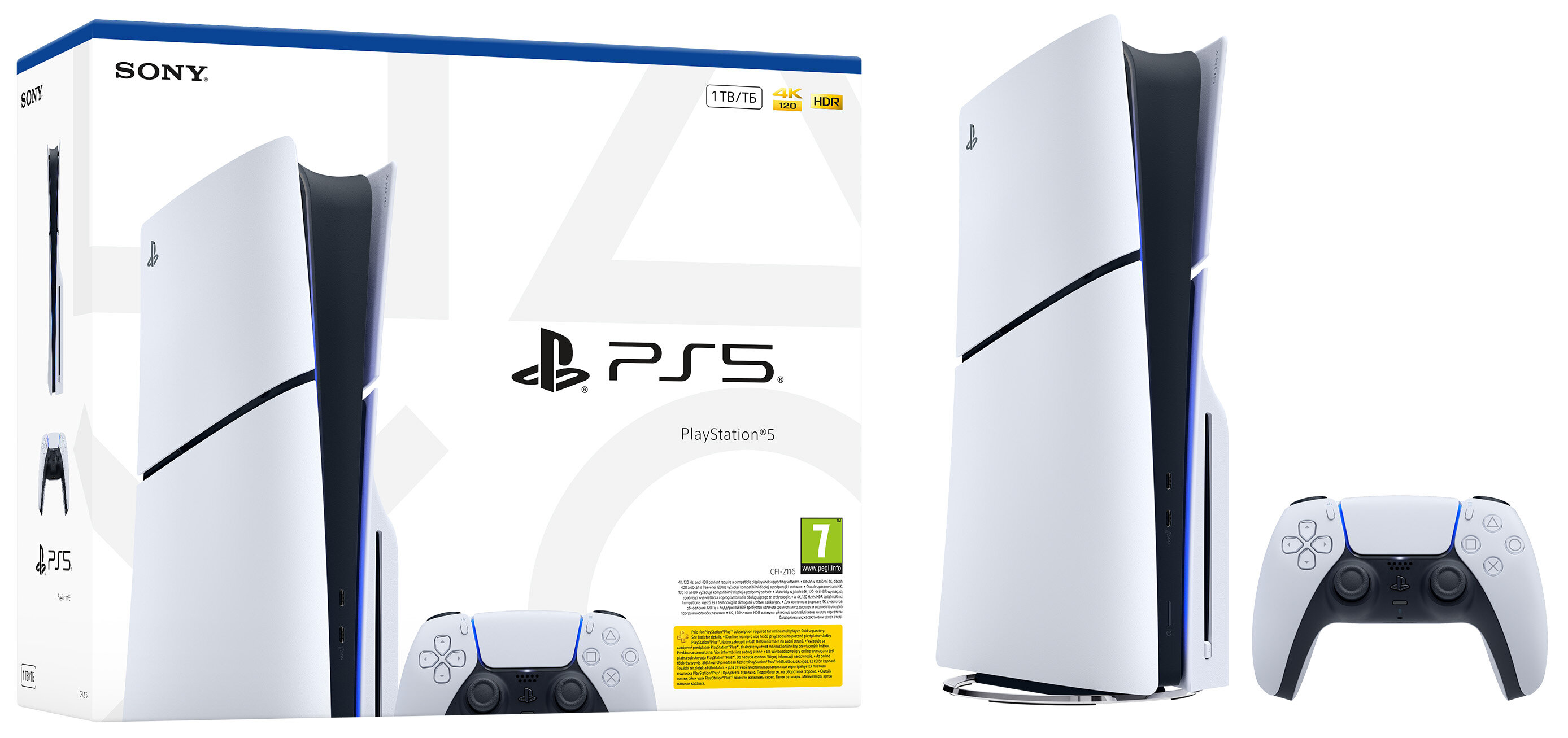 PS5 Slim 1TB Blu-Ray nowa – PlayStation 5 biała
